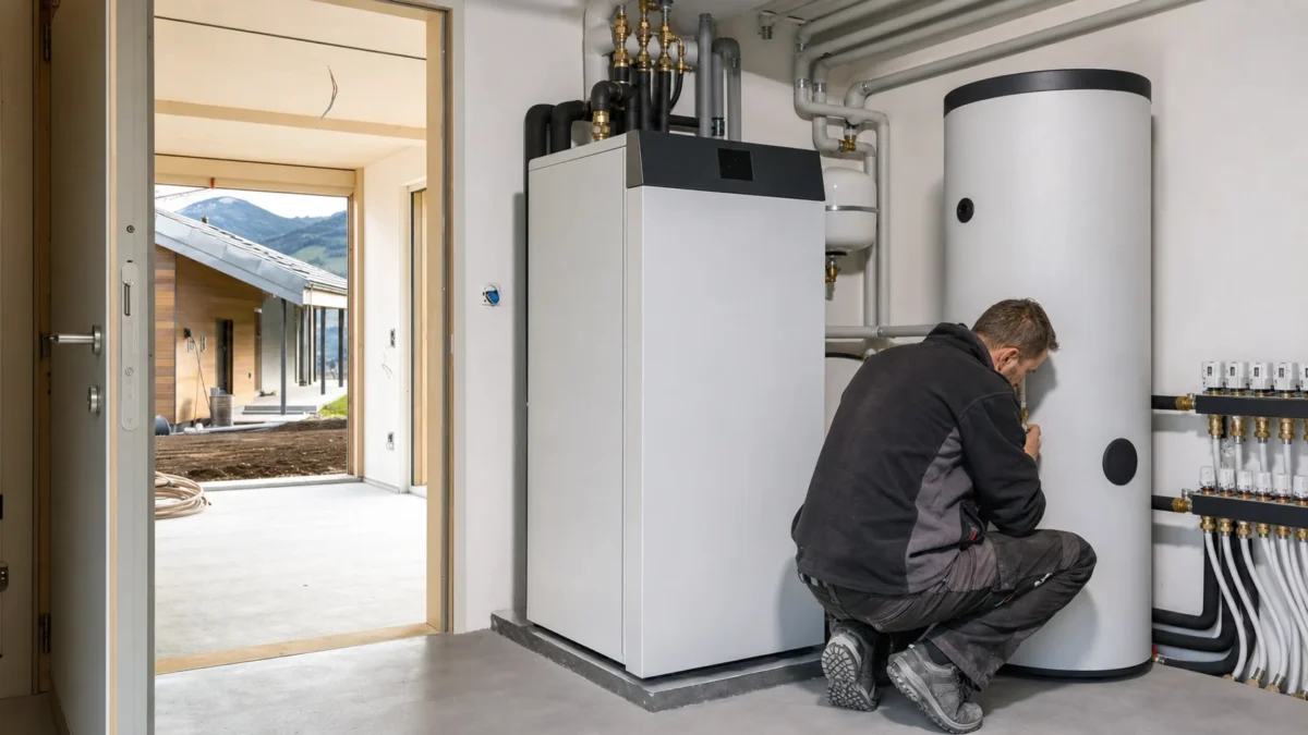 Heat pump in a new build: planning, costs and efficiency
