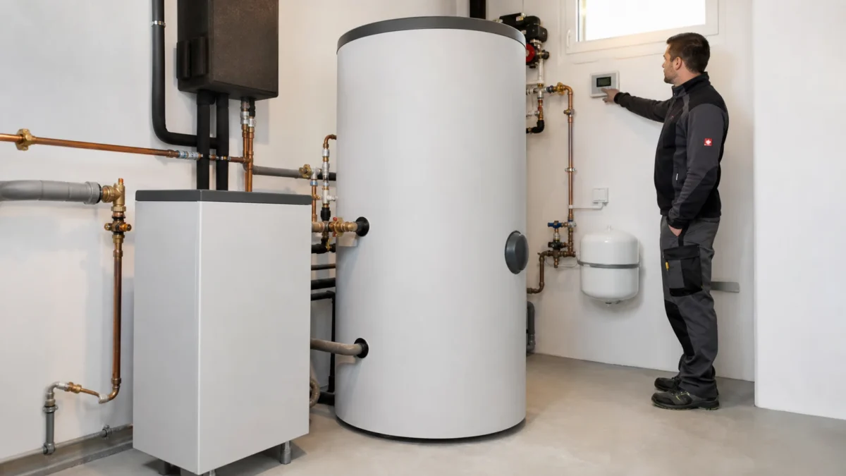 Acqua calda sanitaria con pompa di calore: boiler, accumulatore e pianificazione
