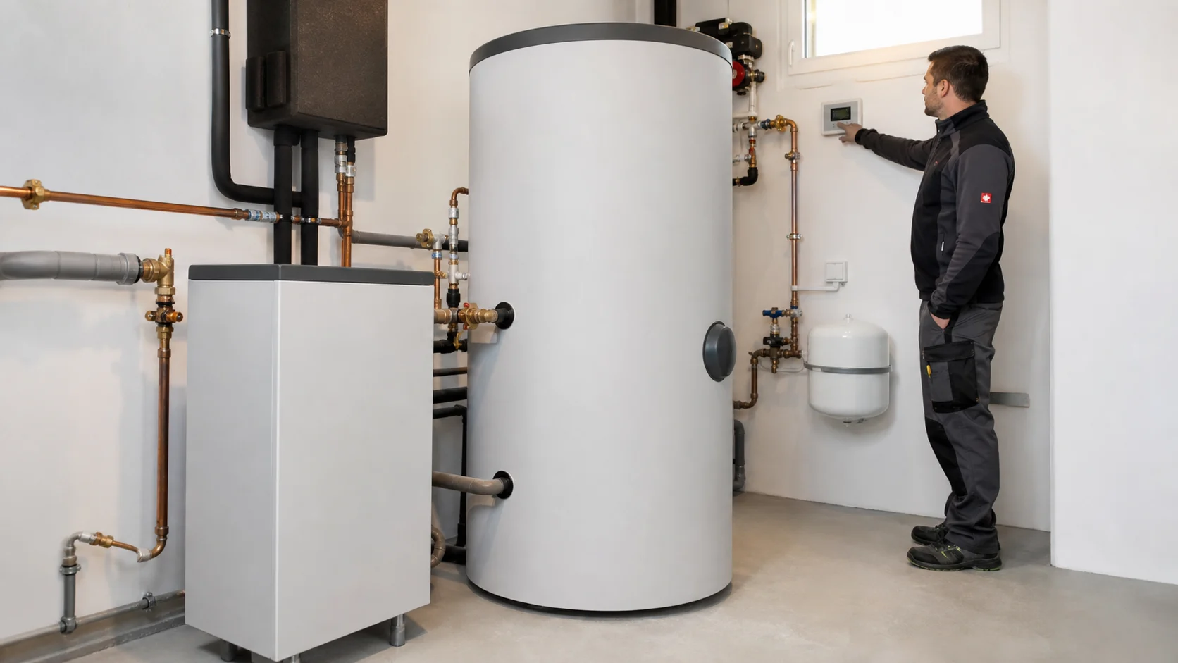 Warmwasser mit Wärmepumpe: Boiler, Speicher und Planung